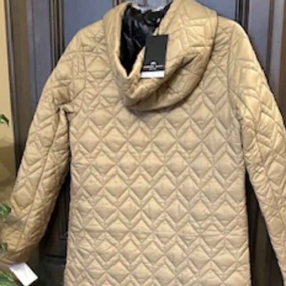Andrew Marc New York Double Diamond Quilted Matte Shell Hooded Anorak Jacket - Picture 5 of 11